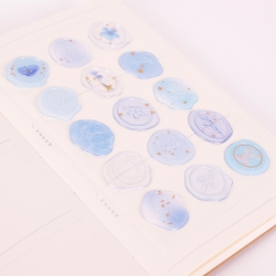 Sealing Wax sticker_Milky Blue