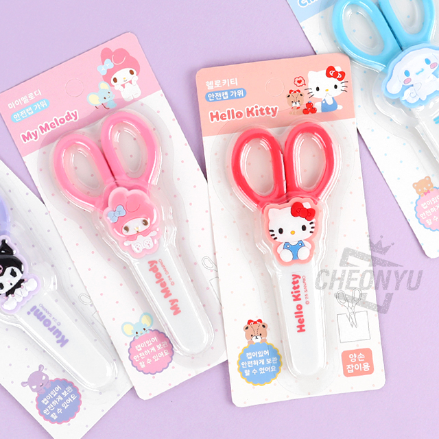 Sanrio Ambidextrous Safety Cap Scissors