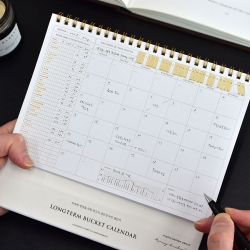 Bucket Book Calendar (Reading Planner)