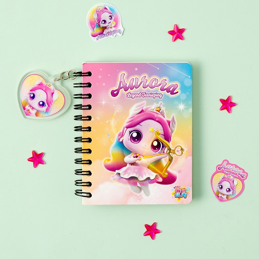 Catch! Teenieping Season 5 Accessory Notebook_Auroraping