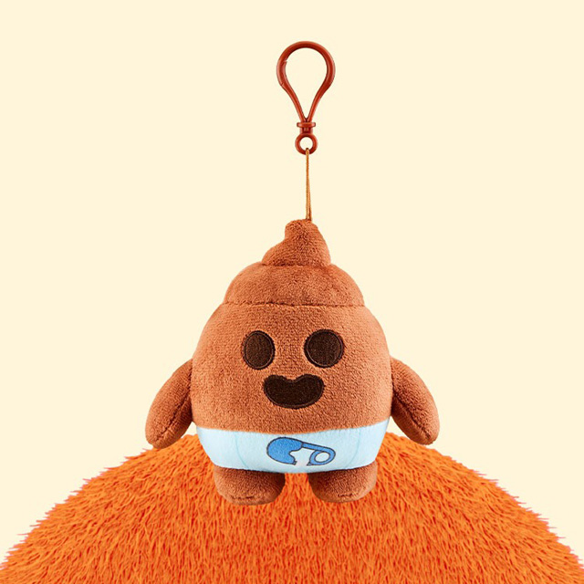 Brawl Stars Spike Poop Keychain Plush