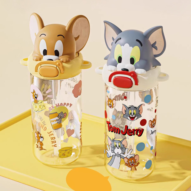 Tom and Jerry 3D Figure Water Bottle 580ml