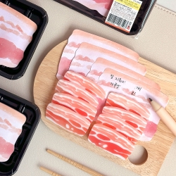 Premium Pork Belly Sticky Memopad and Eraser Set 