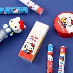 Sanrio Characters Stationery Set with Case - Hello Kitty