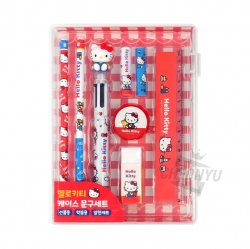 Sanrio Characters Stationery Set with Case - Hello Kitty