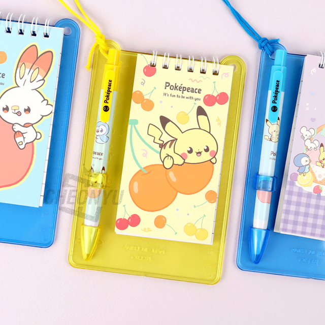 Pokemon Necklace Memo Pad, Random