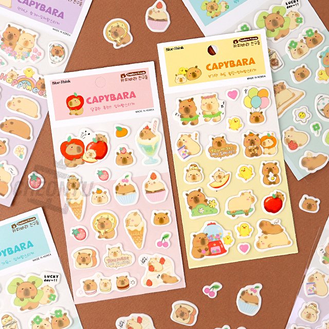 Capybara Pop Sticker, Random