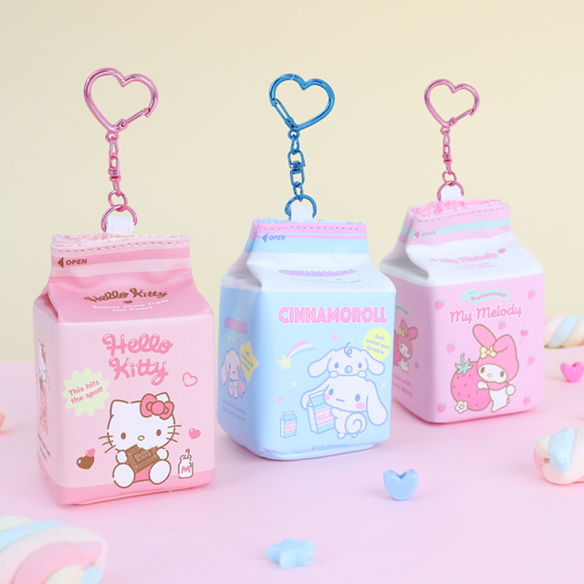 Sanrio Magnet Milk Pack Pouch Keyring