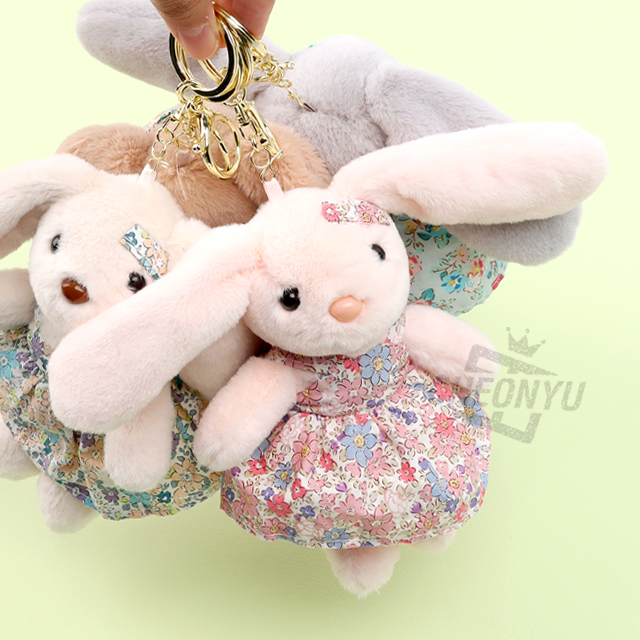 Onepiece Rabbit Plush Keyring, Random 