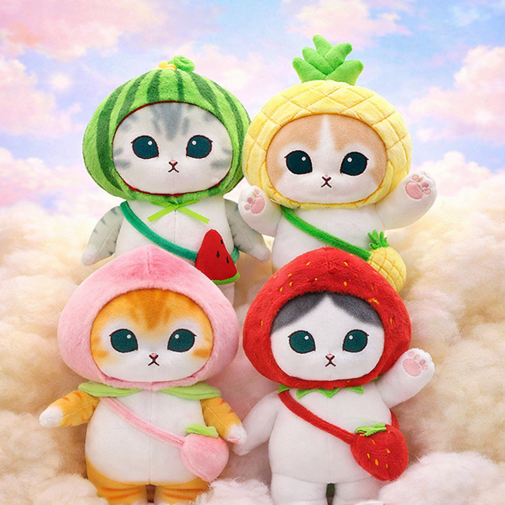 Mofusand Fruit Costume Medium Plush 28cm
