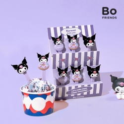 Sanrio Characters Lunch Box Dessert Fork Pick 6p