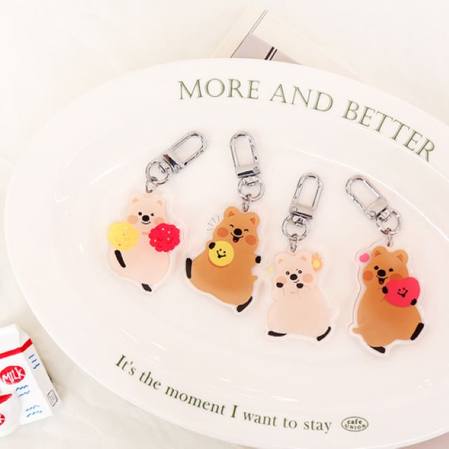 Kiki Quokka Acrylic Key Ring