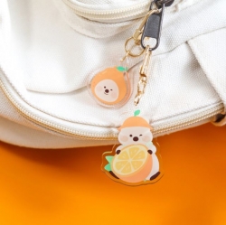 Kiki Quokka Jeju Hallabong Acrylic Key Ring