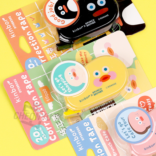 kinbor x Brunch Brother Correction Tape 20M x 5mm, Random