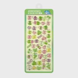3D Crystal Sticker Earth Monster Series