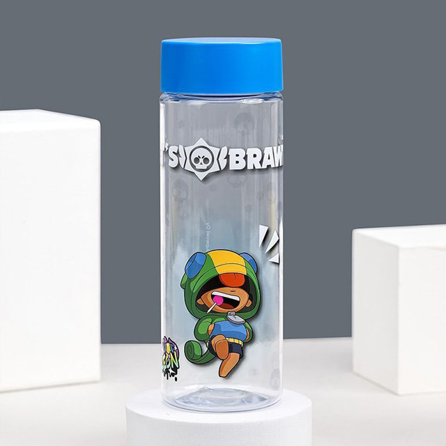 Brawl Stars Keyring Tritan Clear Bottle (Leon) 500ml