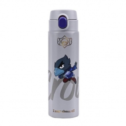 Brawl Stars The Bottle Edge Winter Touch Double Wall Stainless Steel Tumbler (Crow) 500ml