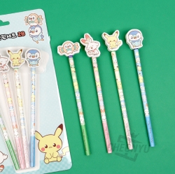 Pokemon Eraser and Pencil Set,Random