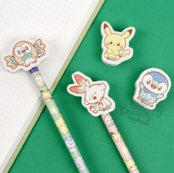 Pokemon Eraser and Pencil Set,Random