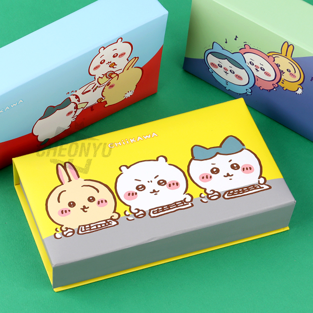 Chiikawa Big Multi Compartment Paperboard Pencil Case, Random