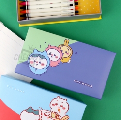 Chiikawa Big Multi Compartment Paperboard Pencil Case, Random