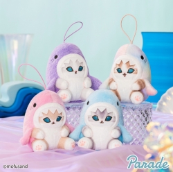 mofusand Pastel Mascot Keyring 10cm_Marble