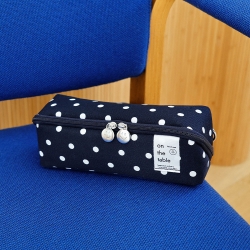 on the table cube pencil case dot