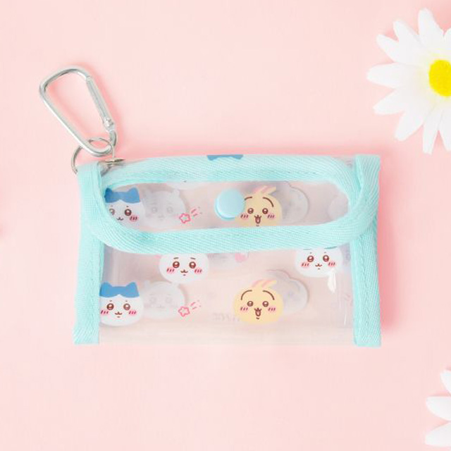 CHIIKAWA Pattern Clear Keyring Pouch
