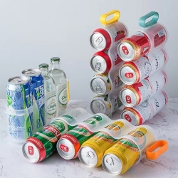 Can beer with handle Can drink Refrigerator storage dispenser organizer storage rack