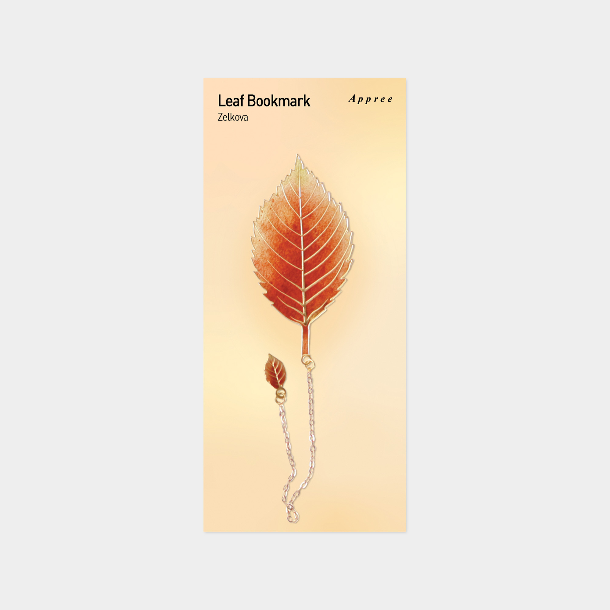 Leaf Bookmark_Zelkova