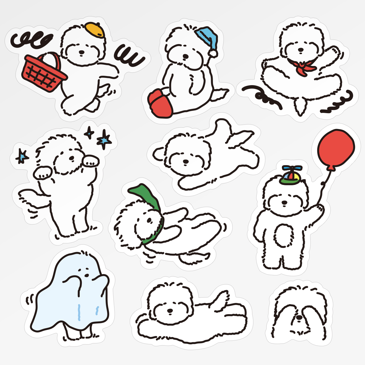 Dalpaper Dalbong Sticker 10p