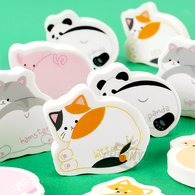 animal collection eraser, Random