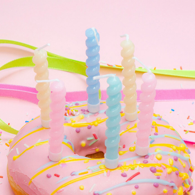 Birthday Candle Wrapper - Pastel Original