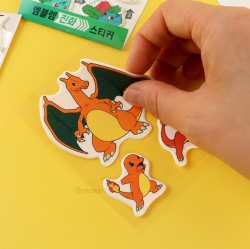 Pocket Monster Emblem Evolution Sticker, Random