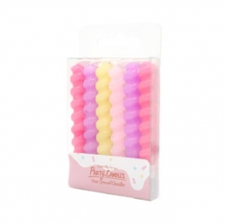 Twisted Birthday Candles (6pcs) – Pink Holic