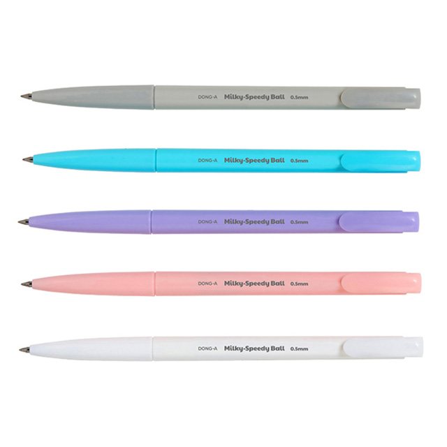 Milky Speedyball Ballpoint Pen Black Ink 0.5mm