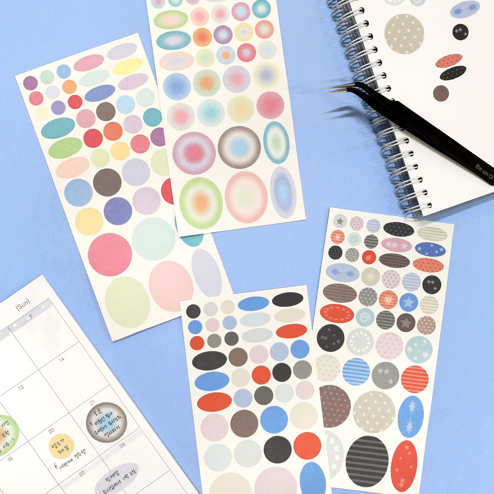 daily dot sticker set