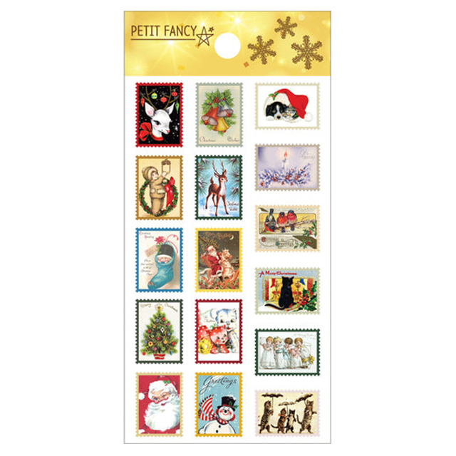 Petite Winter Sticker_Vintage Christmas