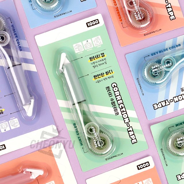 Simple One Touch Correction Tape, Random