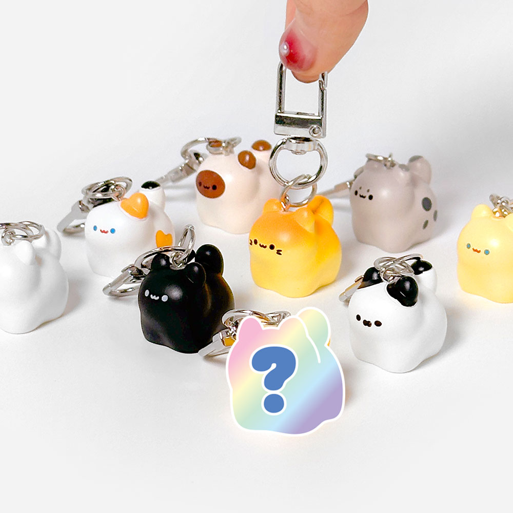 Random Bread Cat Keyring
