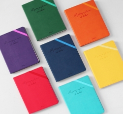 My Day Hard Cover Strap Card Pocket End of Life Diary Note A5