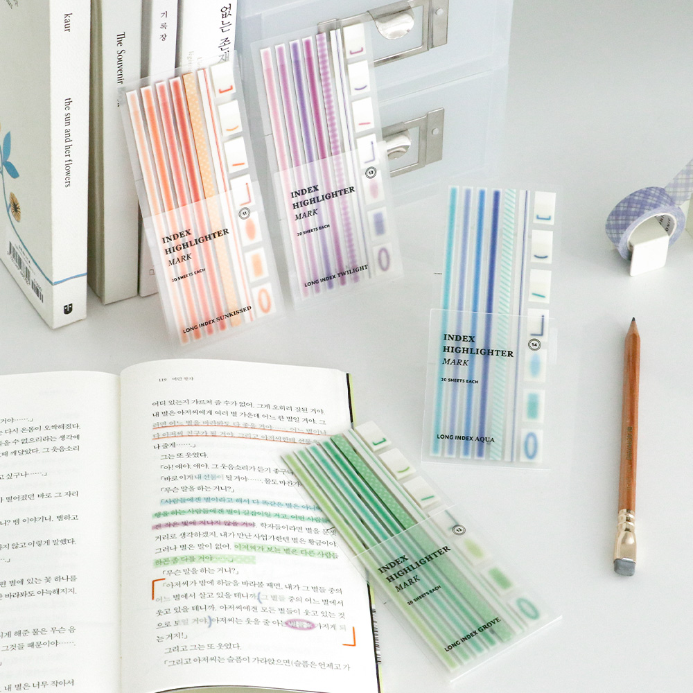 Index Highlighter Sticky Flag - Long Mark