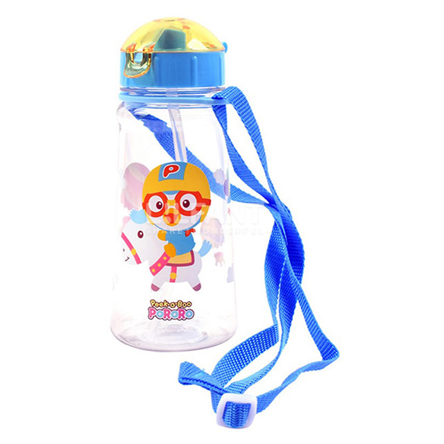 Pororo Peekaboo Premium Straw Water Bottle