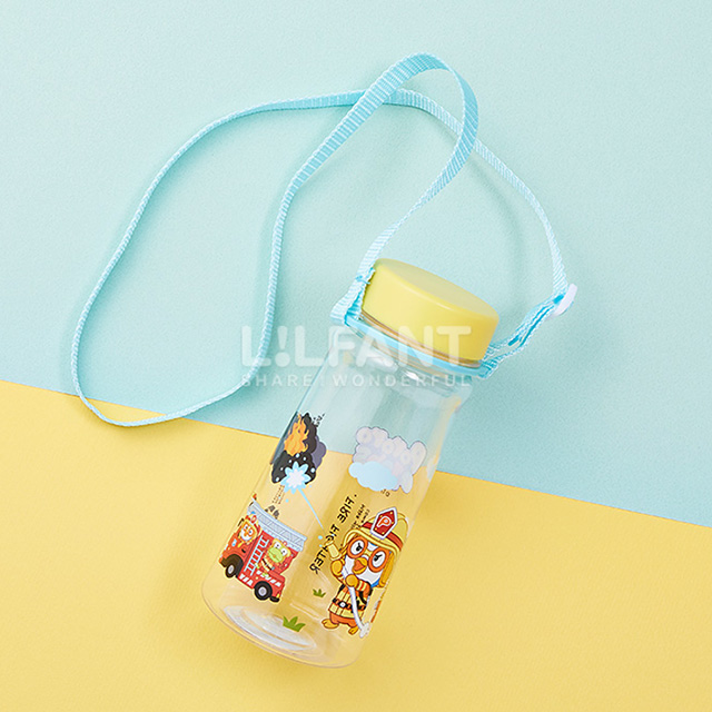 Pororo Jobs Tritan Water Bottle with Shoulder Strap