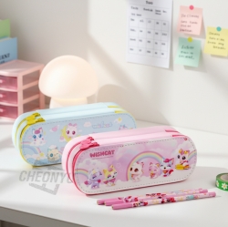Wish Cat Twin Pocket Pencil Case, Random