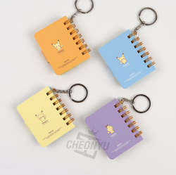 Pokepeace Keyring Mini Notebook, Random