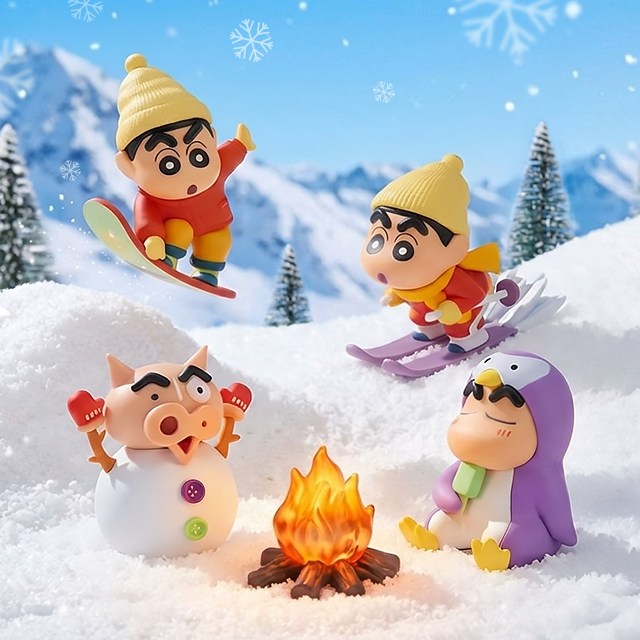 Crayon Shin-chan Winter Series Keyring (Random)