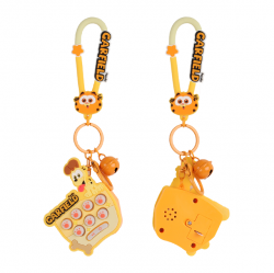 Garfield Button Keyring