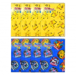 Pokemon Comprehensive Notebook, 8pcs