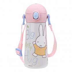 Miffy Mate The Bottle Molly One-touch Shoulder Strap Double-walled Stainless Steel Water Bottle